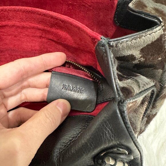 Bally Horsehair Leopard-Pattern Bag - Picture 6 of 15